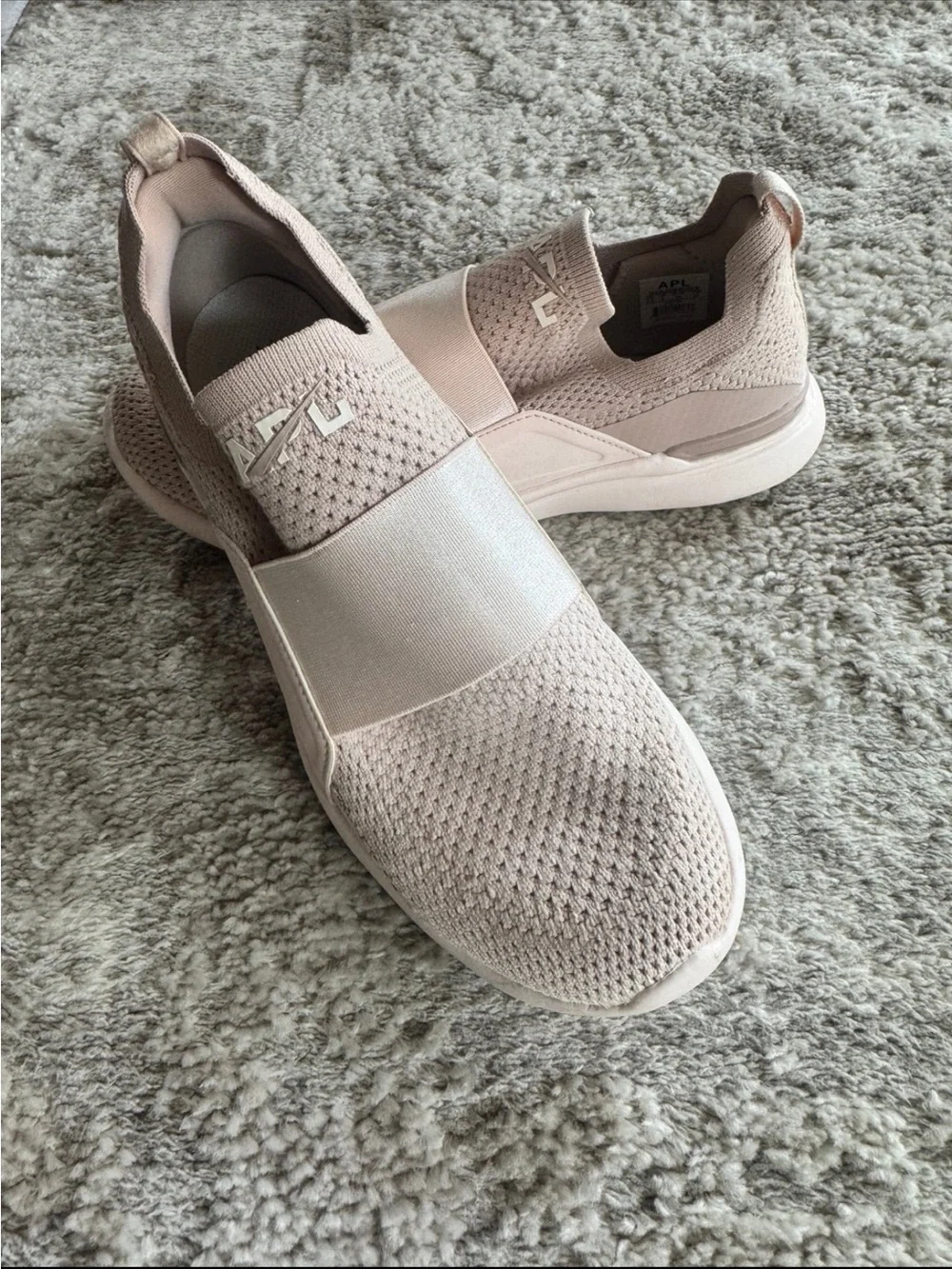 APL Slip-On Knit Sneakers - Blush Pink